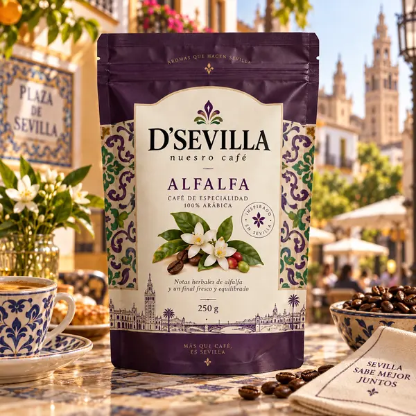 Café Alfalfa de D'Sevilla inspirado en la Plaza de la Alfalfa