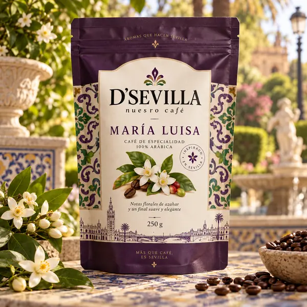 Café María Luisa de D'Sevilla inspirado en el Parque de María Luisa